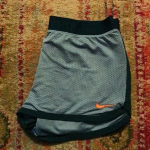 Nike shorts size medium women’s light blue